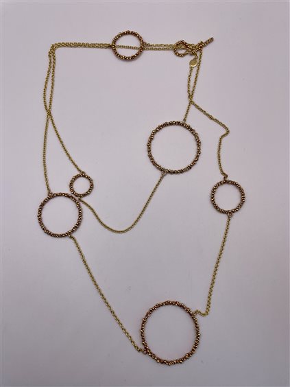 Collana Daniela De Marchi Donna Cerchio in Ottone CL5463 ORA - CL5463 ORA